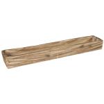 Kobe Rectangular Natural M 90x16x9 cm rechthoekige houten schaal